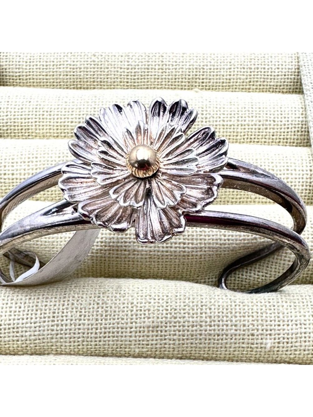 Joseph Esposito Bracelet 14K gold Sterling Silver Cuff